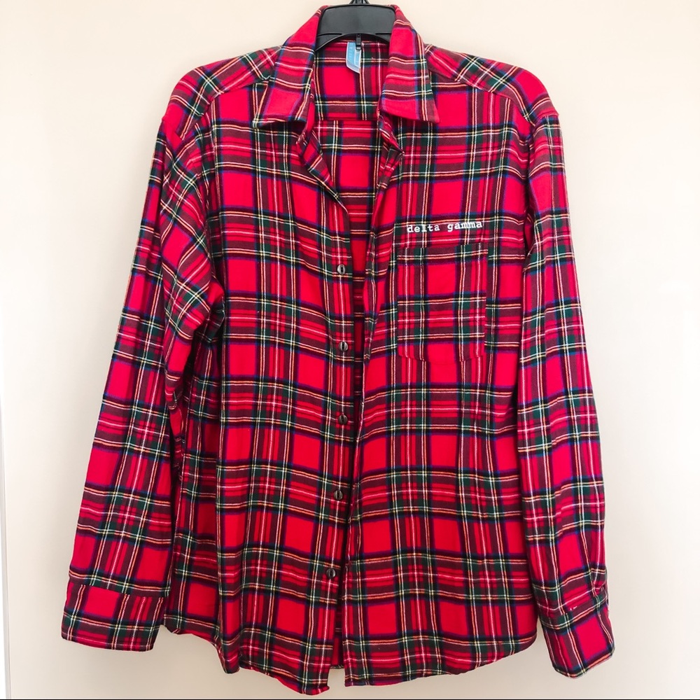 The Social Life Delta Gamma flannel - OS